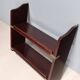 Antique marine-style shelves in mahogany veneer, Italy, 20th century.