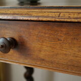 Table d'appoint, console style Louis XIII en noyer