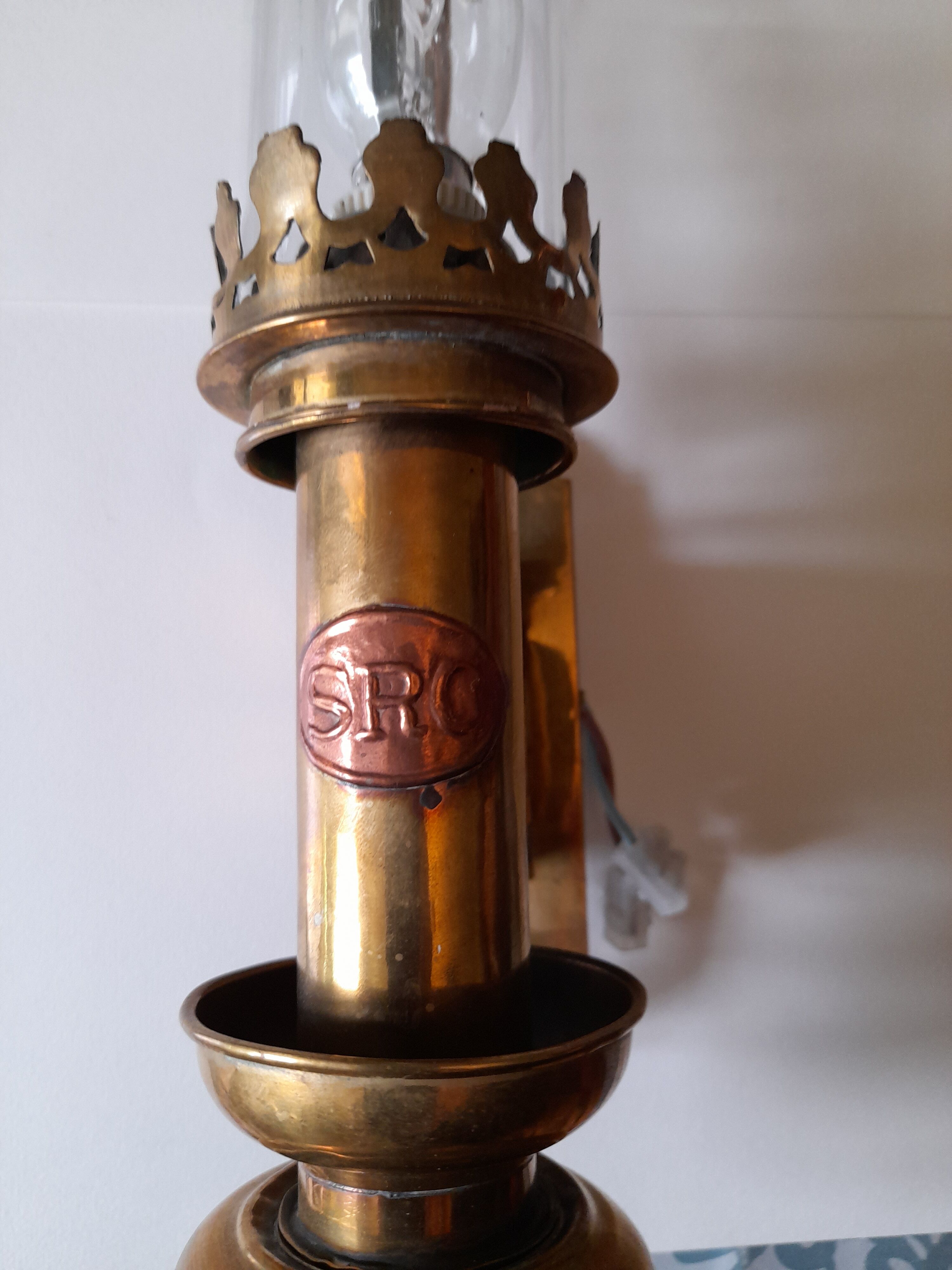 Lampe de wagon de train