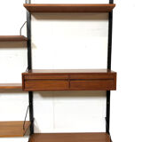 Vintage Poul Cadovius Royal System Wall Console