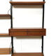 Console murale vintage Poul Cadovius Royal System
