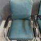 Set of 2 Green Mauser tubular chairs model RS7 Bauhaus 1930s