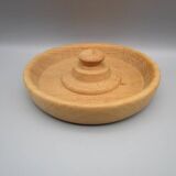 Empty pocket in turned wood