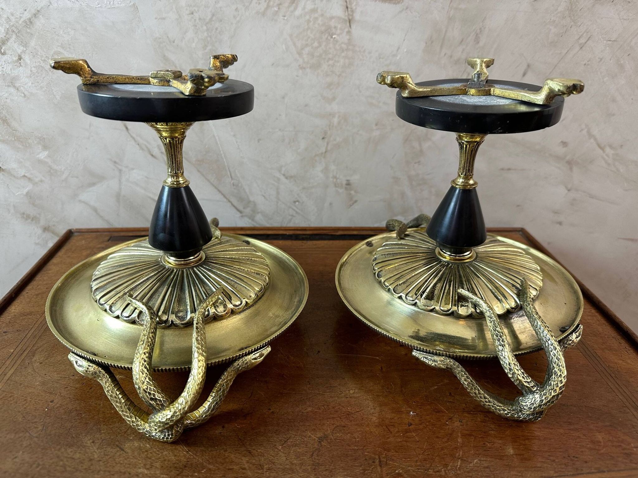 Pair of pharmacy casseroles
