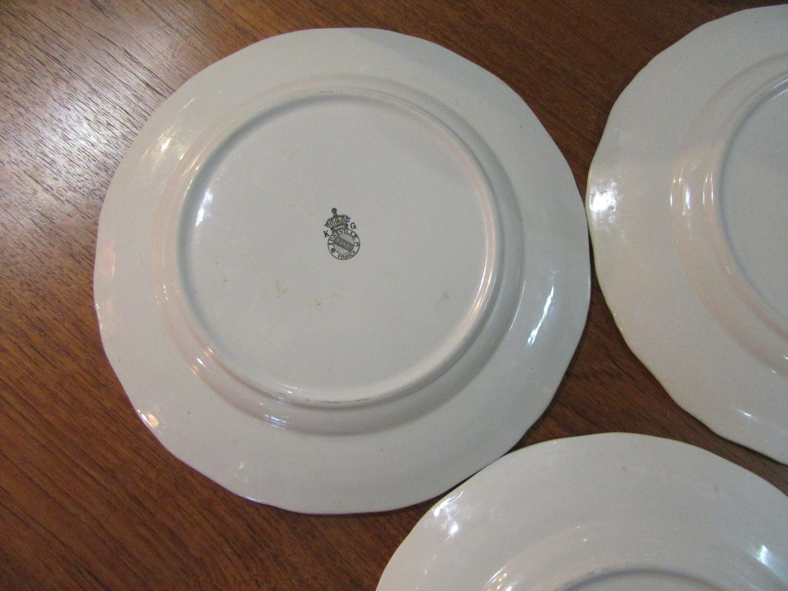 Flat plates lunéville k.g (keller and guérin)