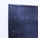 Vintage school board with framing
