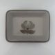 Butter dish with floral decoration
