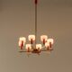 Lustre attribué à Angelo Brotto pour Esperia, Italie années 1960