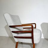 Paire de fauteuils art déco, noyer, hongrie - nouvelle garniture