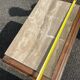 Pair of antique oak bedside tables - Art Deco style with tops