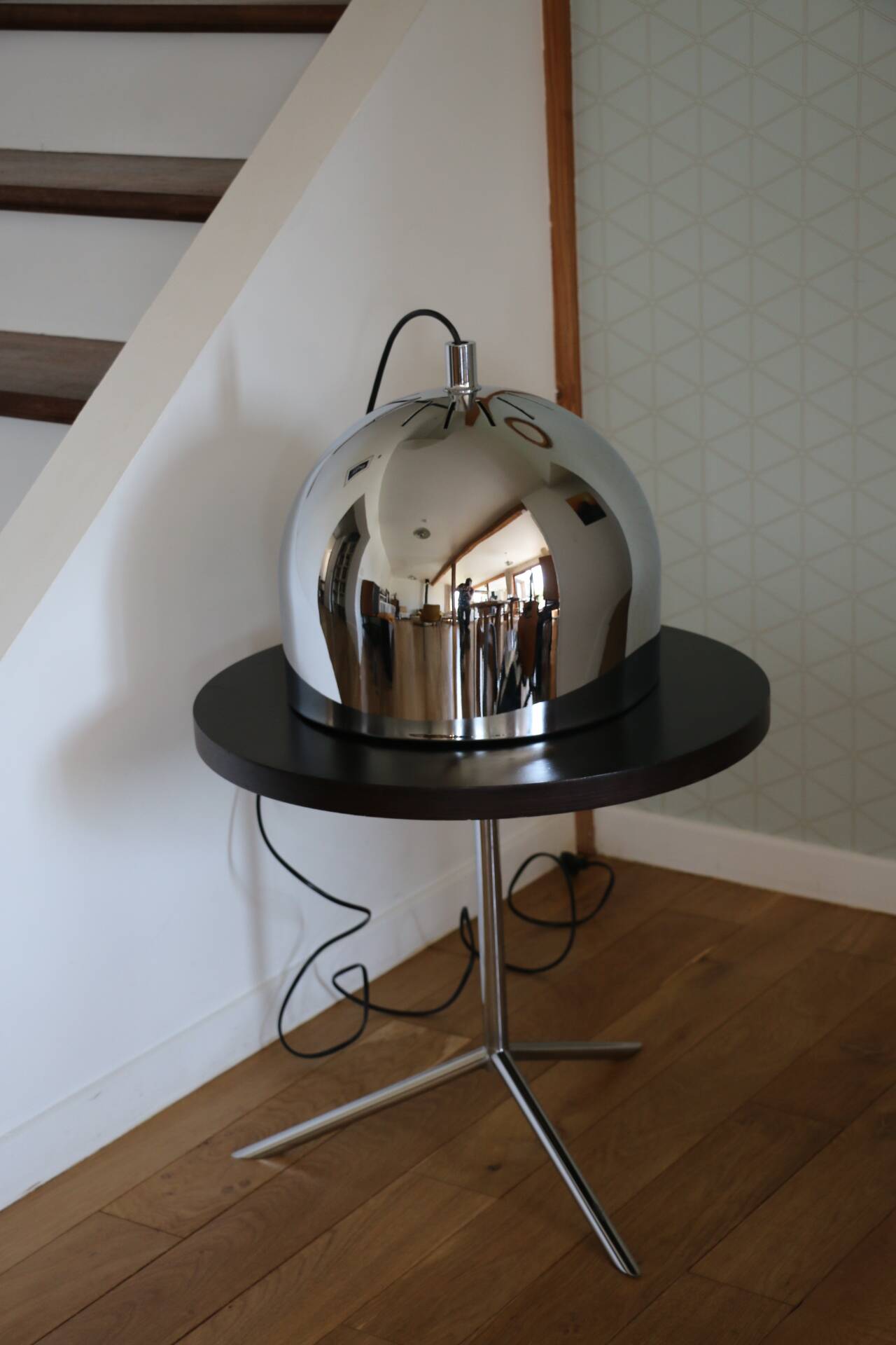 Suspension Rolf Kruger chromée 390mm