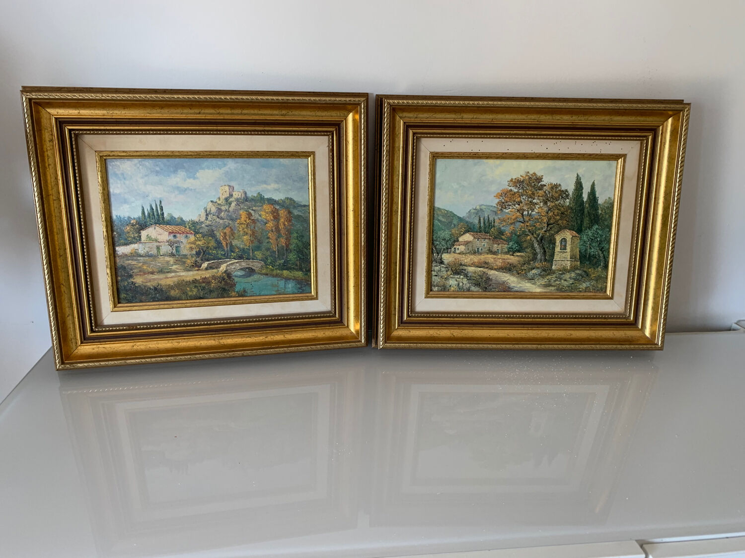 Pair of painting provence