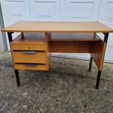 Vintage blond wood desk