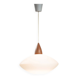 Pédant en teck opalin