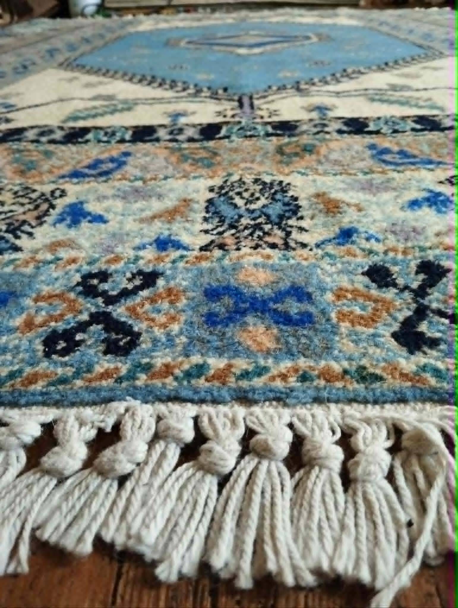 Handmade Berber Carpet Fes 245x178cm