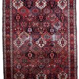 Antique carpet persian bakhtiari handmade 223cm x 301cm 1930s
