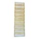 Elegant Italian Diamanté Murano Glass and Brass Flush Mount Wall Sconce