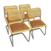 Ensemble de 4 chaises Breuer Cesca