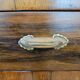 Art Decò walnut bedside tables with door and drawer