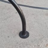 Wrought iron tripod floor lamp