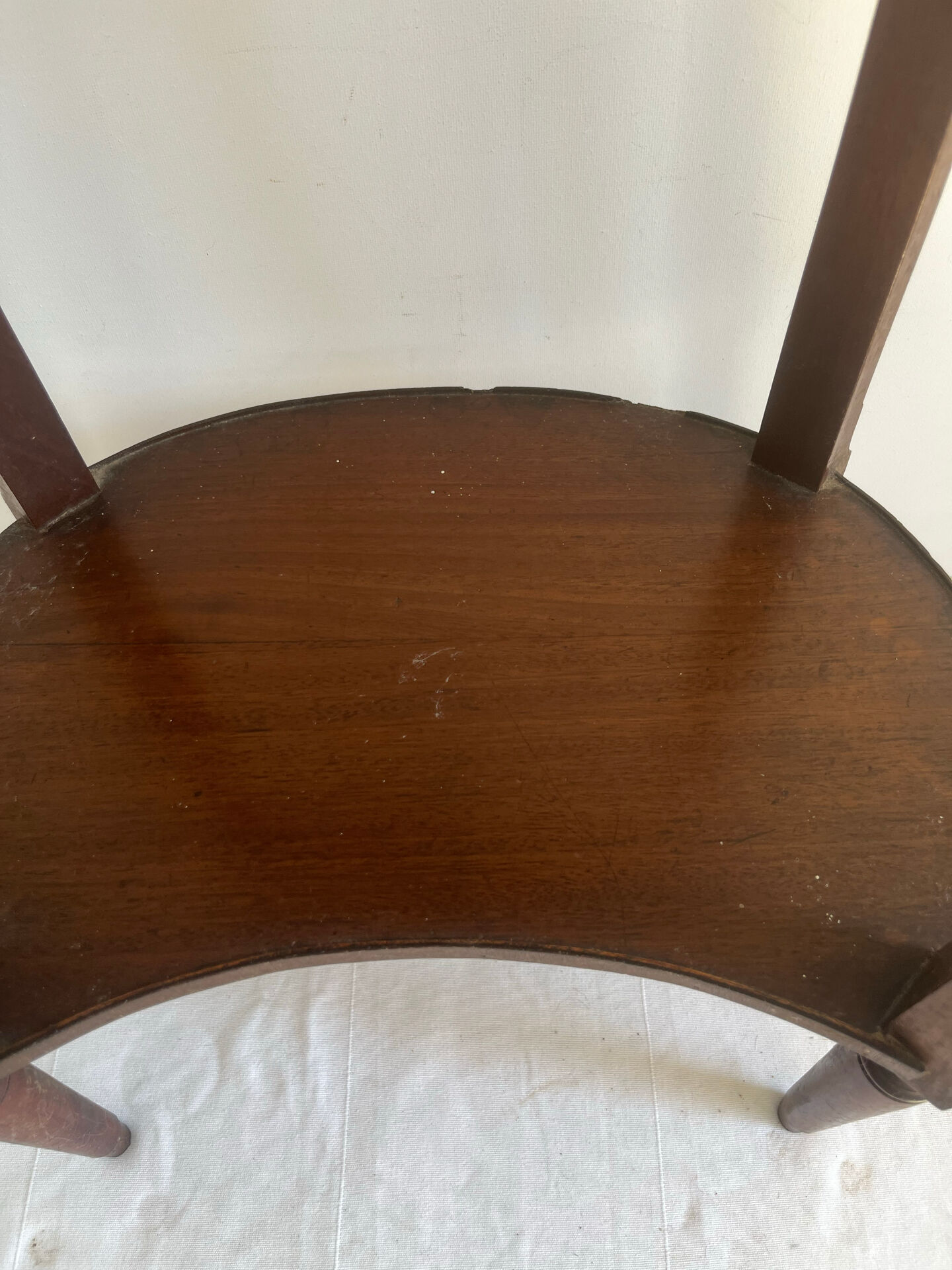 Antique bouillotte table Louis XVI
