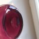 Vintage purple plum glass pitcher and glass – Retro set
