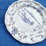 Moustiers Sainte Marie pottery plate 🌸