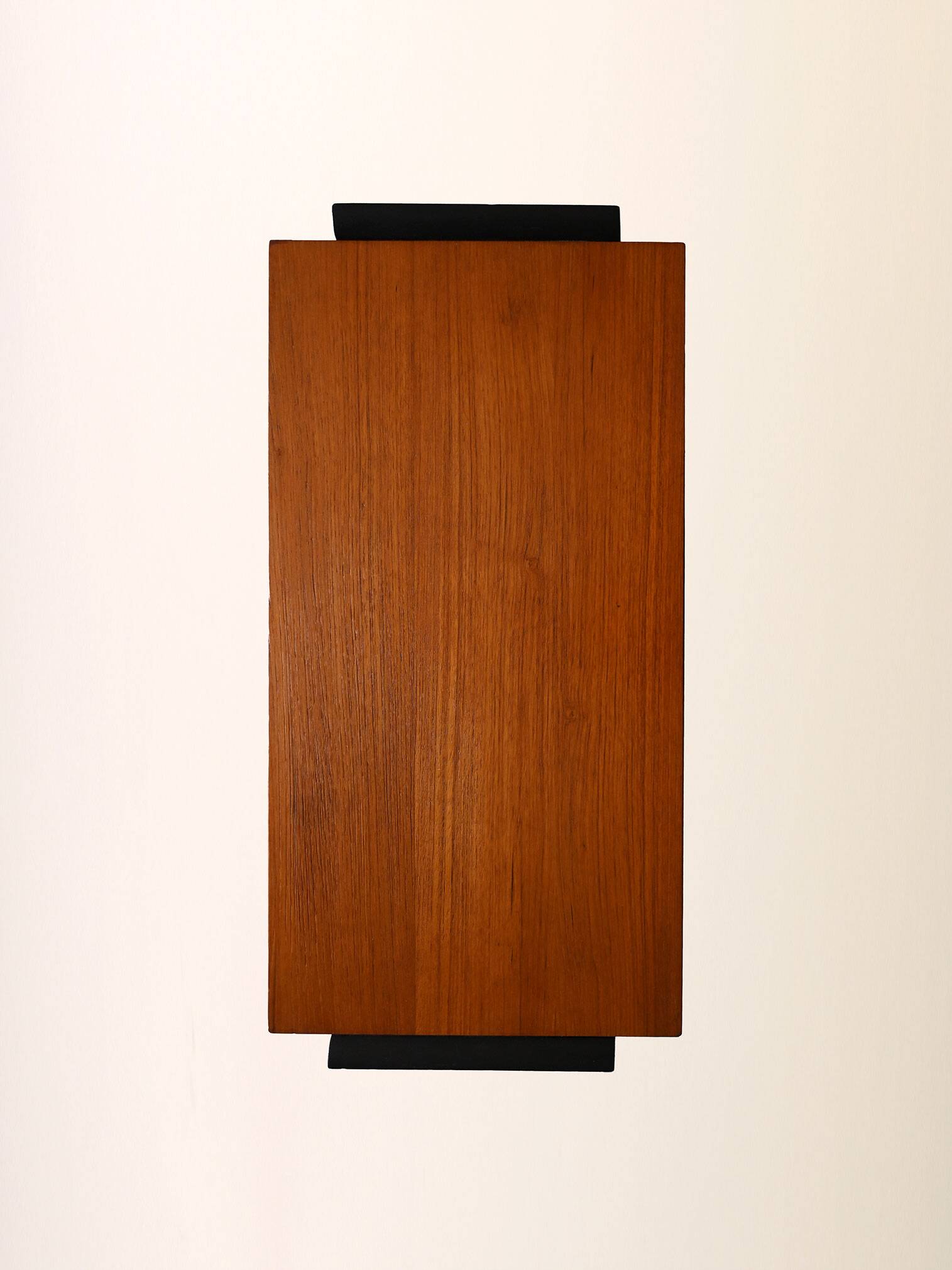 Table de chevet vintage scandinave en teck avec quatre tiroirs