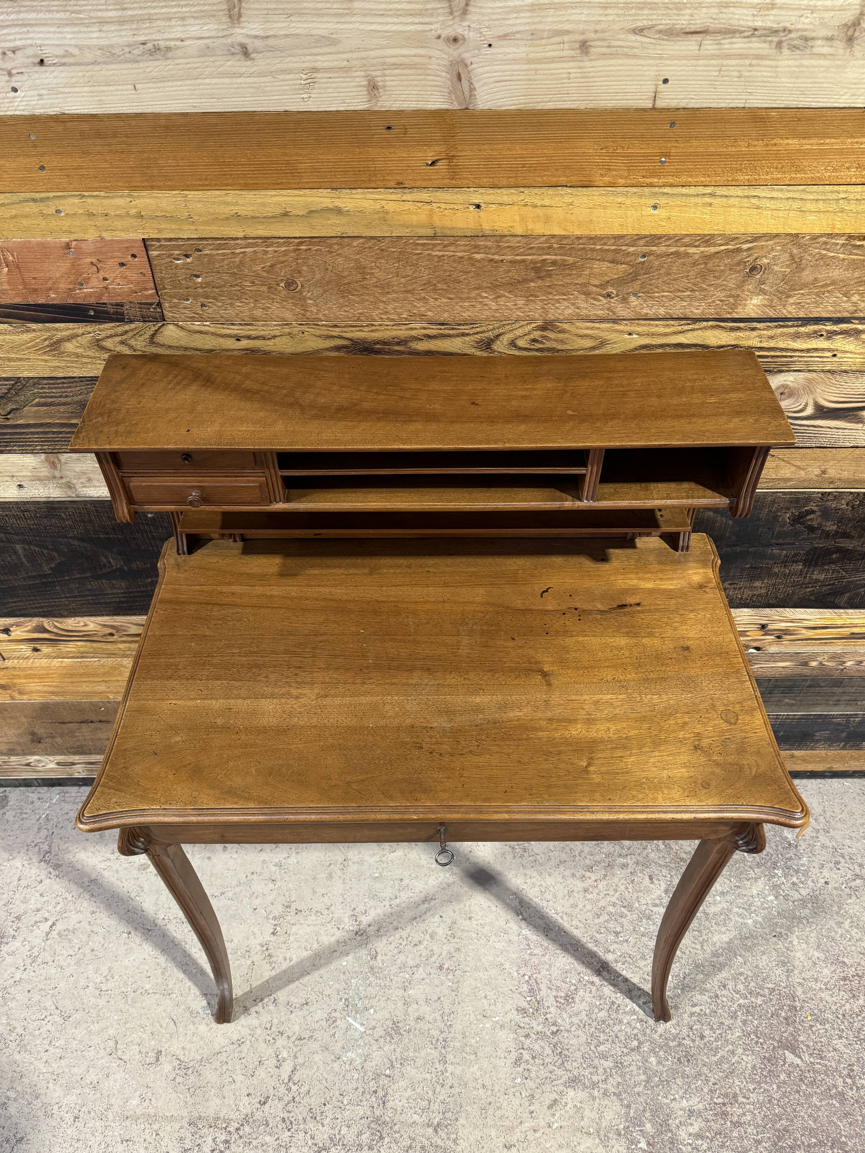 White walnut lady's desk