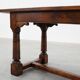Grande table à manger en chêne français, style Renaissance, vers 1880