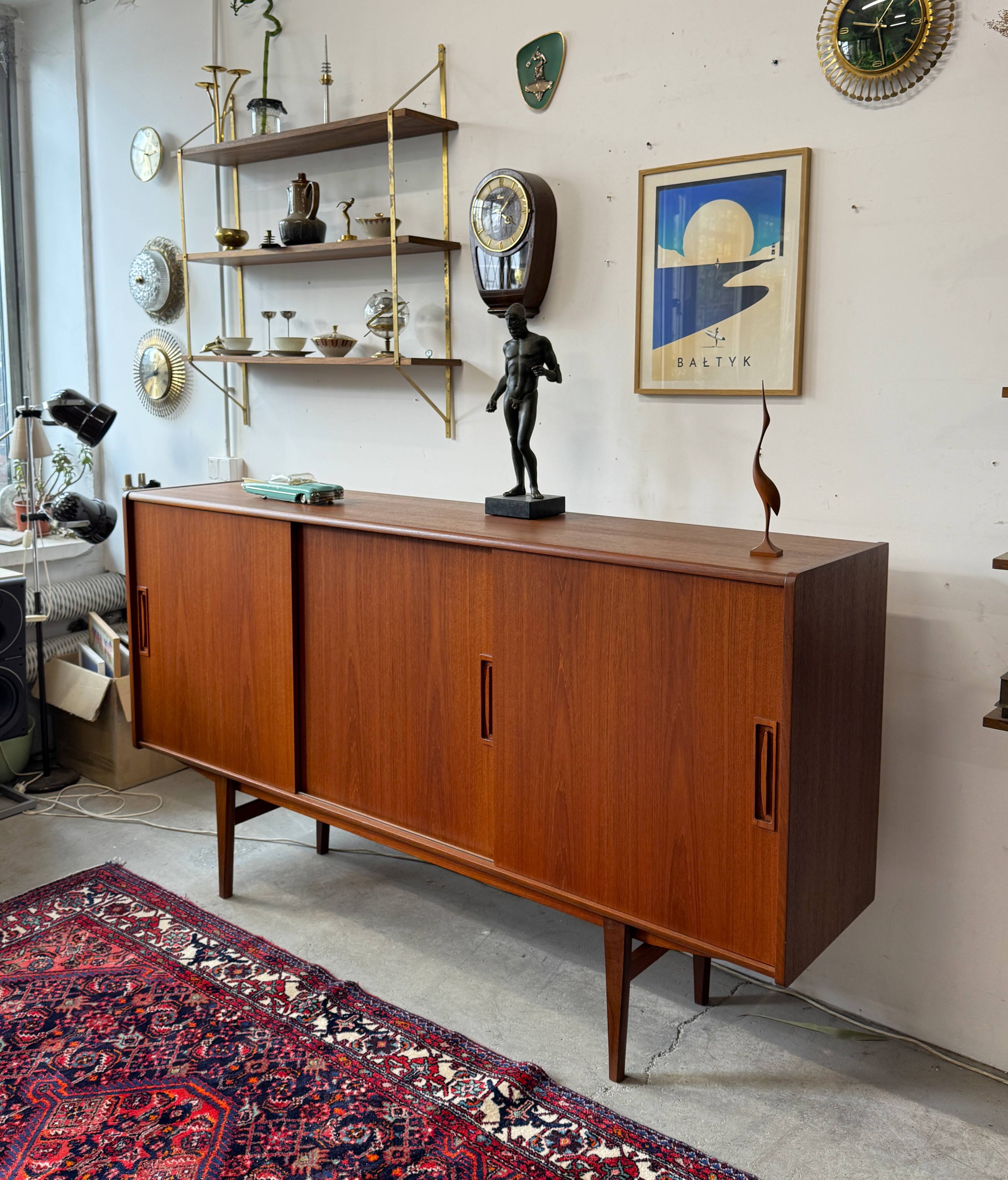 Teak sideboard, Denmark 60s/70s, vintage, mid-c modern