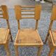 4 Vintage Chairs by Pierre Cruege, French design from the 60s