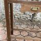 Old wooden entrance coat rack