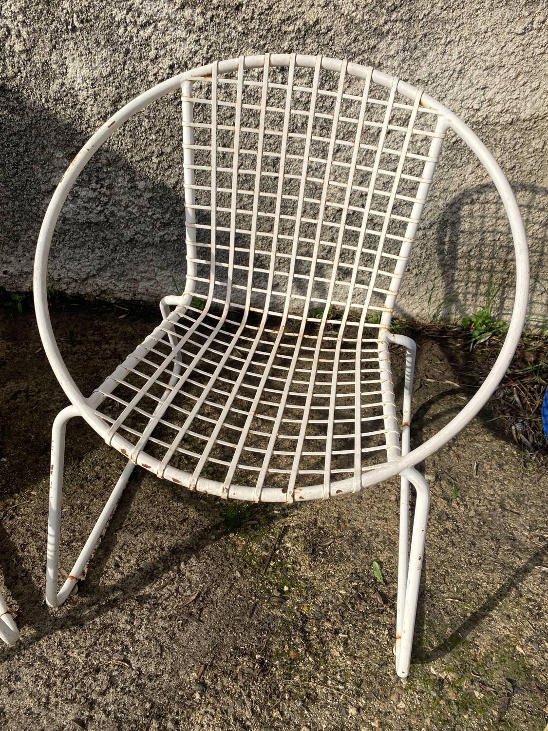 Designer metal chairs