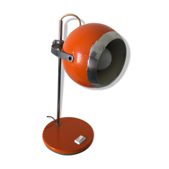 Lampe bureau eyeball carotte Aluminor - 1960