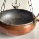 Vintage 3 buffalo hanging planter