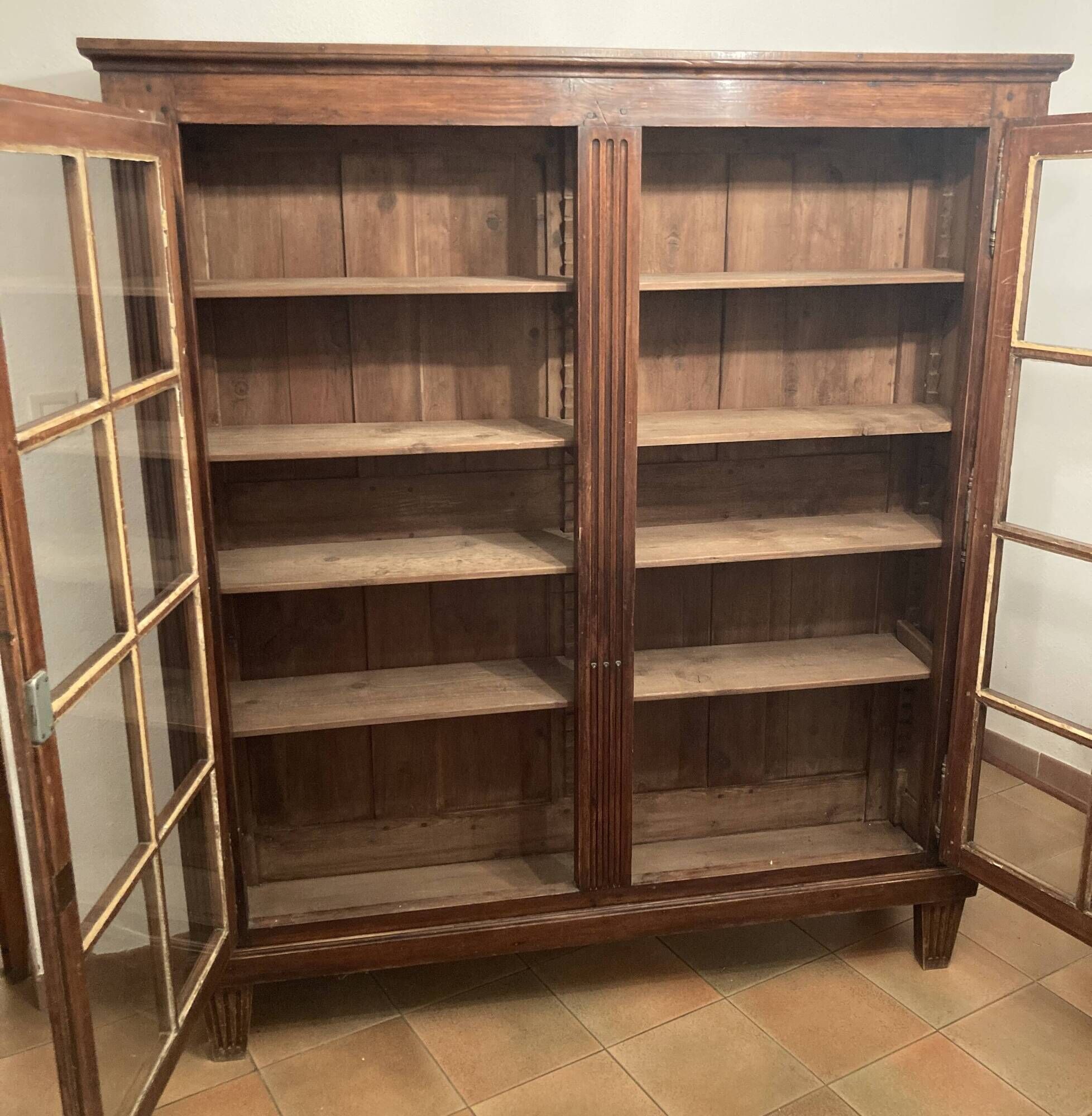 Antique library or large dresser - late 19th century - 167 x 187 x 34