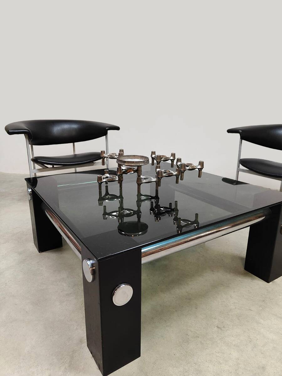 Dutch vintage design Meander Gamma lounge chairs Rudolf Wolf, Gaasbeek & Van Tiel