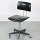 Mid-Century Black Office Swivel Chair from Stol Kamnik