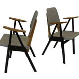 Vintage Palais De Tokyo armchair by Zwager Ermeloo, 1950's design