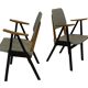 Vintage Palais De Tokyo armchair by Zwager Ermeloo, 1950's design