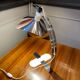 Lampe de table / bureau " Corolla " par Giovanni Grignani pour Luci, ca 1970