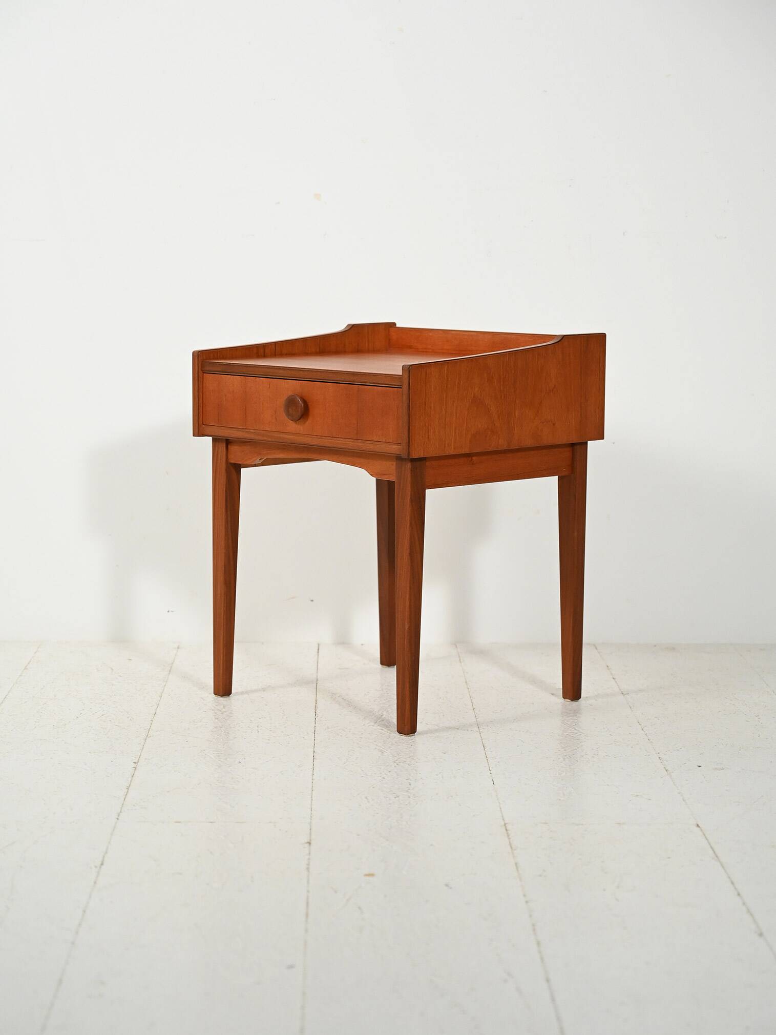Scandinavian teak bedside table, 1950s