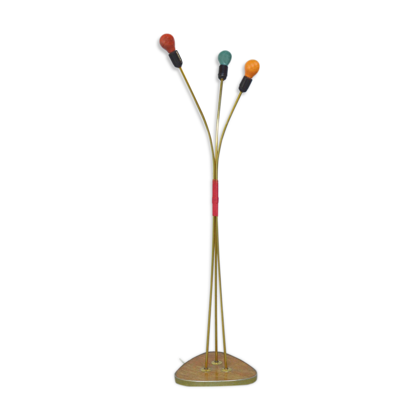 3-arm brass lamppost, 1960