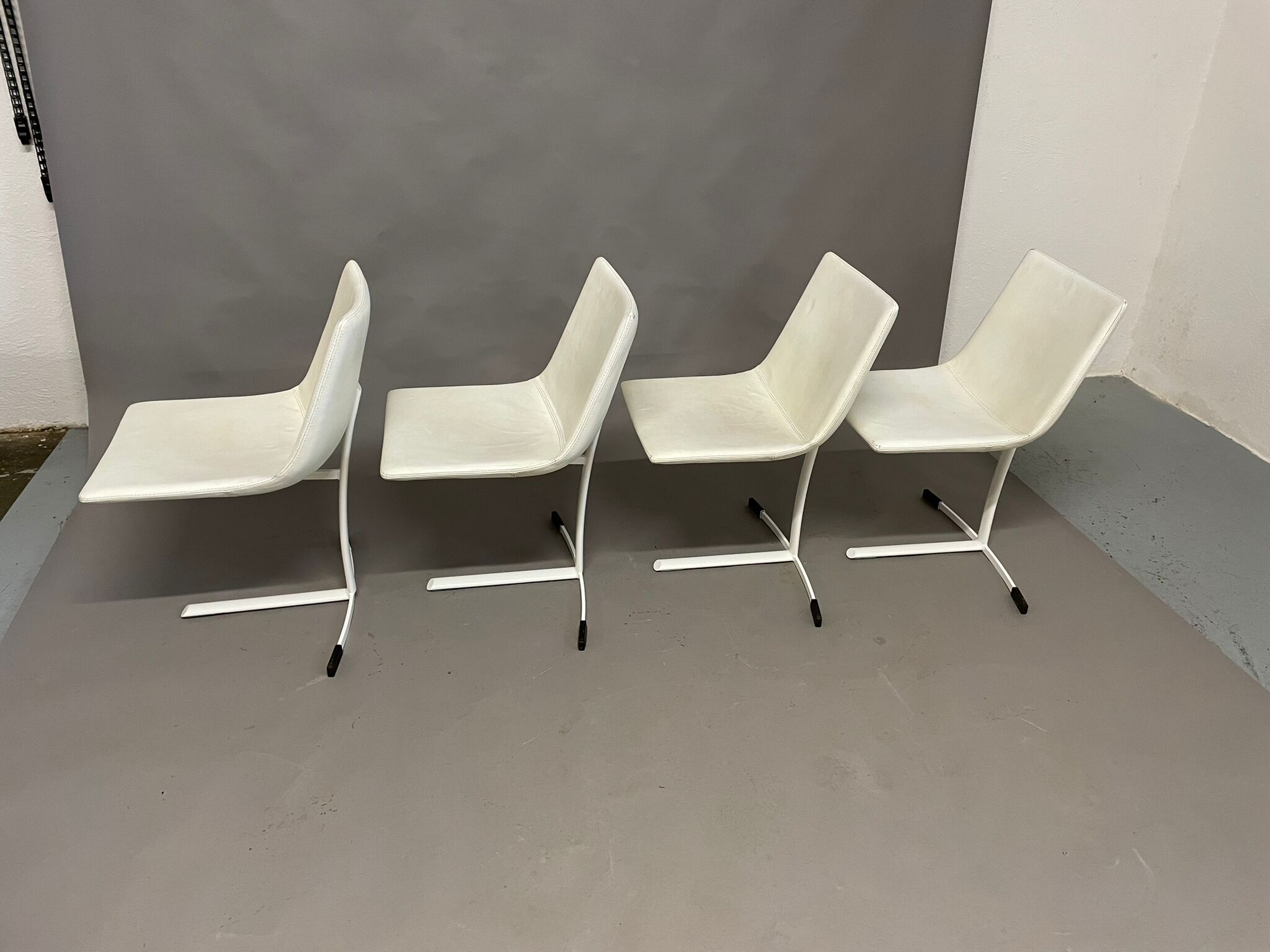 Chaises de salle à mange de Giovanni Offredi pour Saporiti