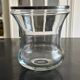 glass and metal vase from the 70s