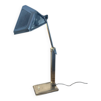 Vintage Pirouett France lamp, Art Deco, model patented in 1940, aluminum