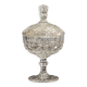 Glass sugar bowl
