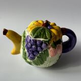 Vintage barbotine teapot