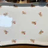 Service of 10 diabolo egg cups, 2 salt cellars and Haviland porcelain tray and